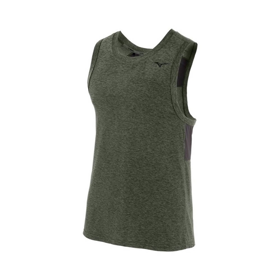 Mizuno Alpha Running Tank Top Férfi Zöld | RCIV-98635