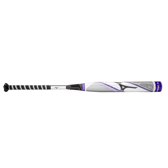 Mizuno F20-pwr Crbn Fastpitch Softball (-9) Bat Női Fehér / Lila | NBAR-80219