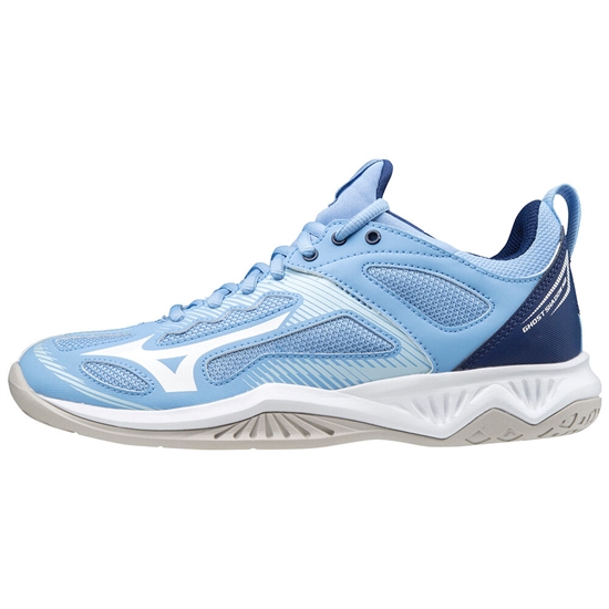 Mizuno Ghost Shadow Nb Netball Cipő Női Kék / Fehér | TSKF-92548