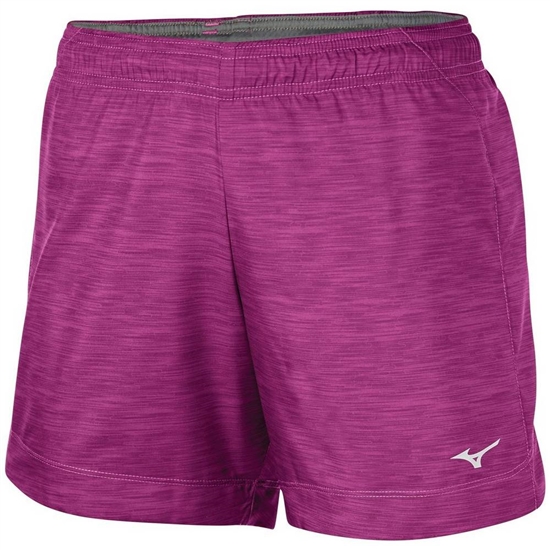 Mizuno Impulse Core Square 5.5" Printed Running Rövidnadrág Női Lila | NXAB-08597