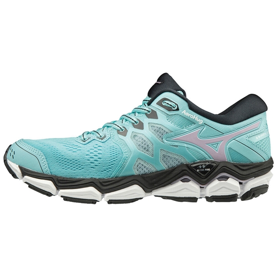Mizuno WAVE HORIZON 3 Futócipő Női Kék / Fekete | LHAR-69275