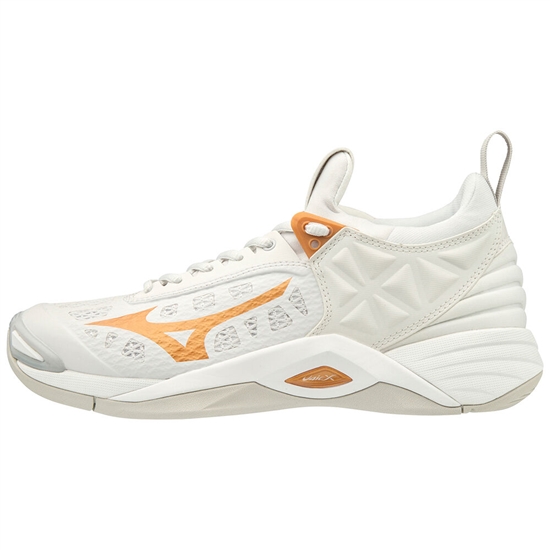 Mizuno WAVE MOMENTUM NB Netball Cipő Női Fehér | OIKH-86573