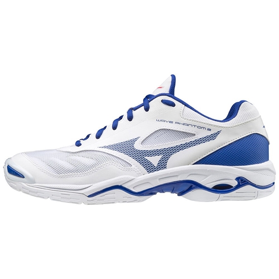 Mizuno WAVE PHANTOM 2 Kézilabda Cipő Női Fehér / Kék / Rózsaszín | HINZ-41087
