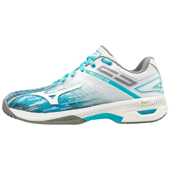 Mizuno Wave Exceed Tour 4 Ac Teniszcipő Női Kék / Fehér | JIAV-64975