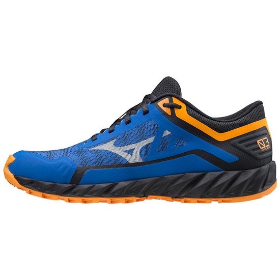 Mizuno Wave Ibuki 3 Trail Futócipő Férfi Kék / NarancsSárga | ZPOA-41203