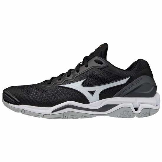 Mizuno Wave Stealth V Kézilabda Cipő Férfi Fekete / Fehér | ORJU-58207