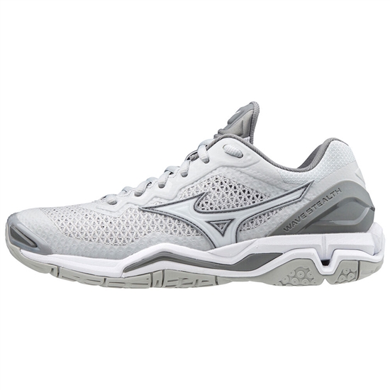 Mizuno Wave Stealth V Kézilabda Cipő Női Fehér / Szürke | LYKC-30165