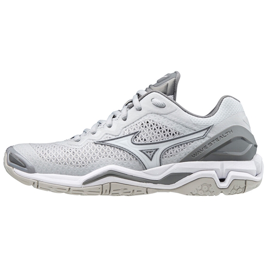 Mizuno Wave Stealth V Nb Netball Cipő Női Fehér / Szürke | WZPG-72509